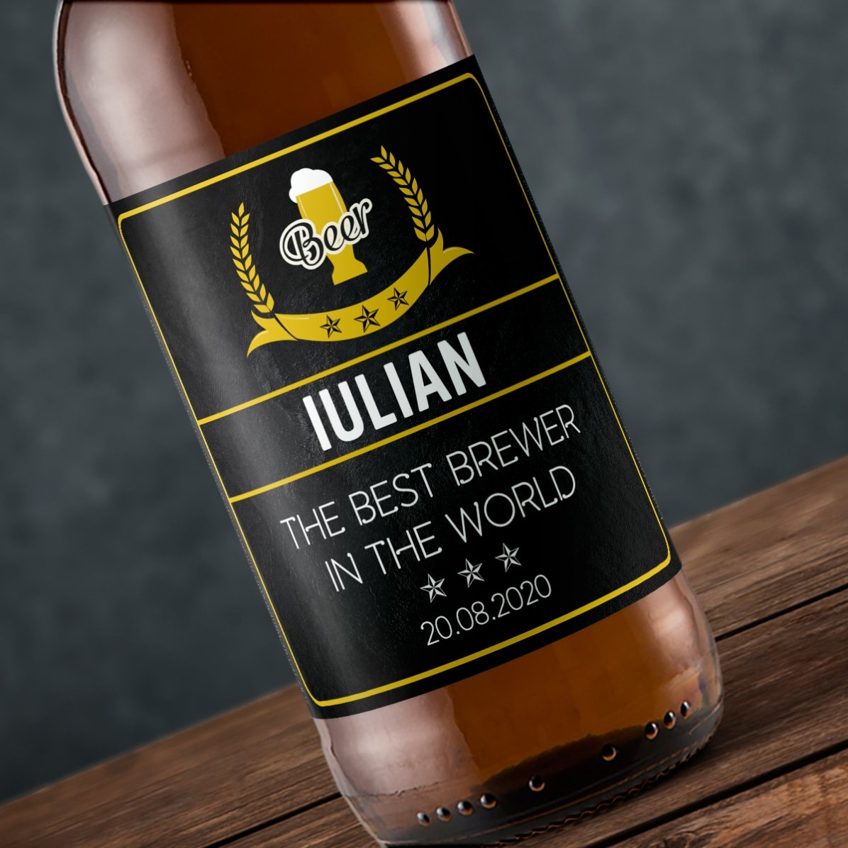 Pivo s vlastním textem – The best brewer
