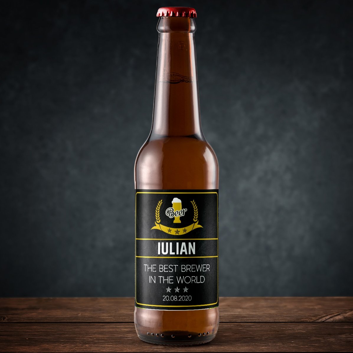 Pivo s vlastním textem – The best brewer