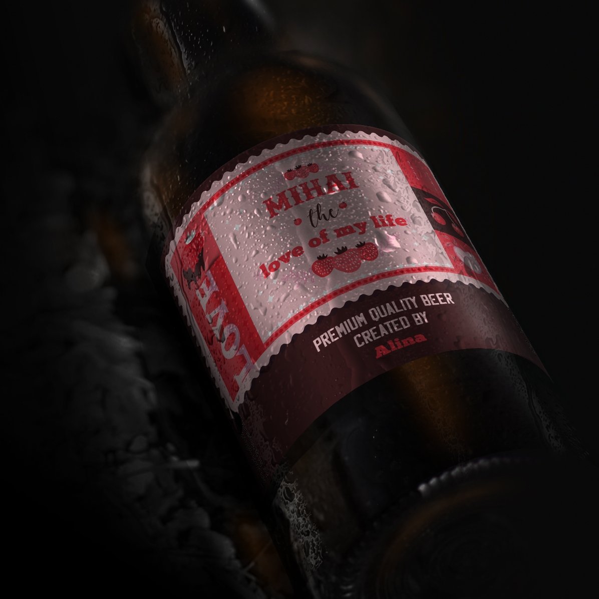 Pivo s vlastním textem – Valentýn