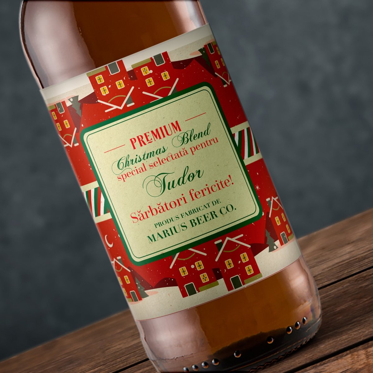 Pivo s vlastním textem – Vintage Christmas Blend
