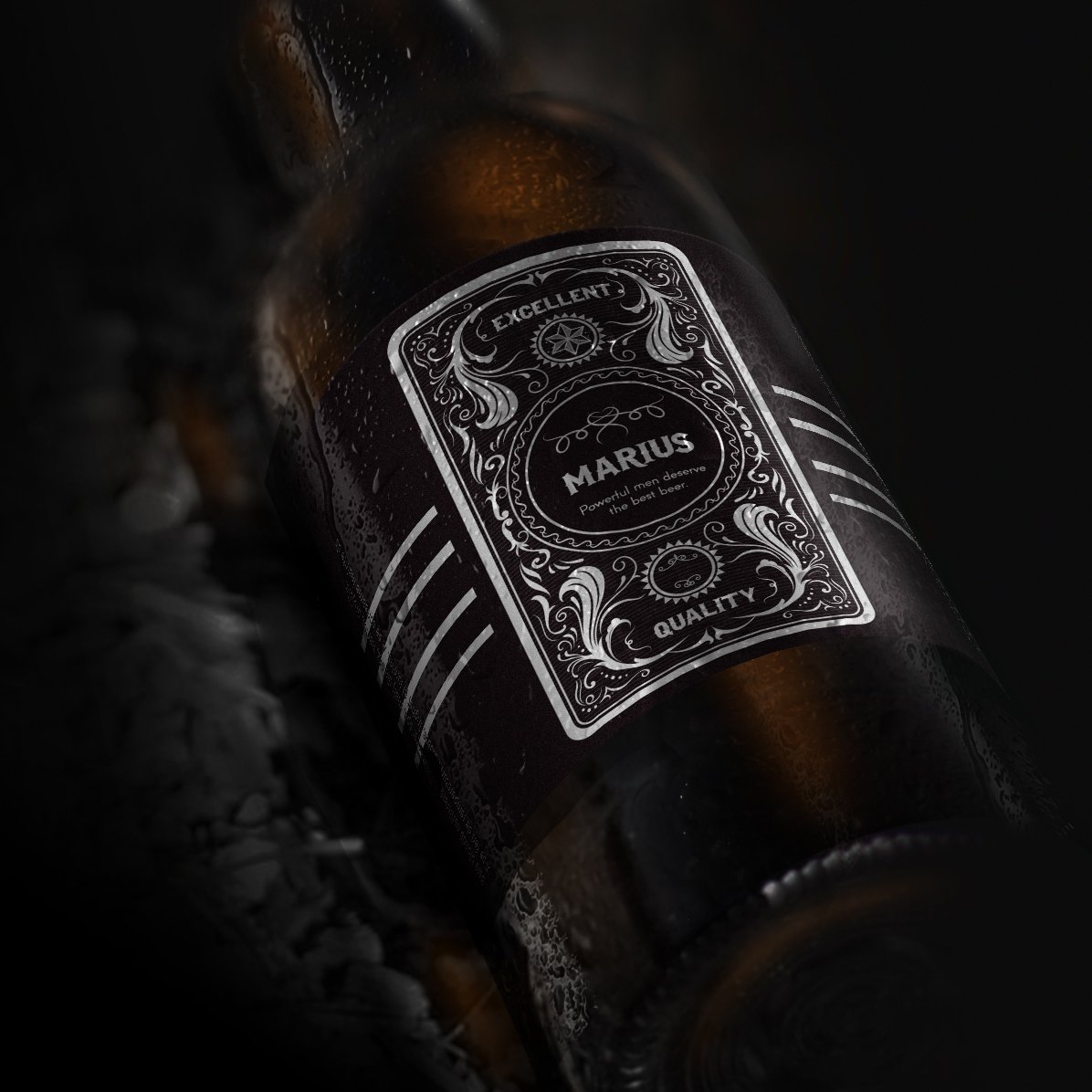 Pivo s vlastním textem – Western