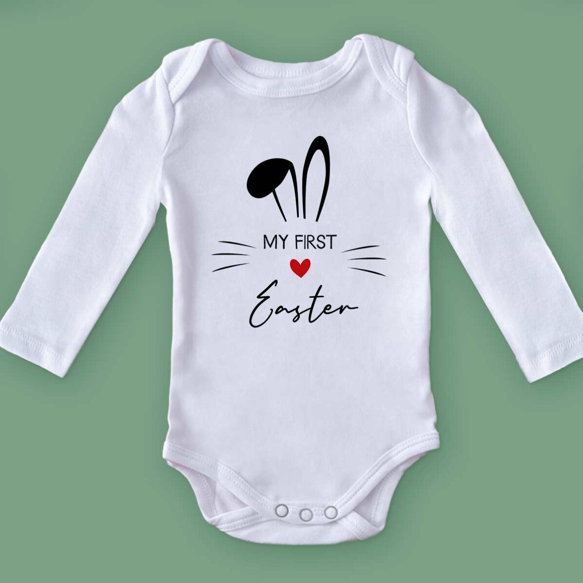 Dětské body s vlastním nápisem – First Easter