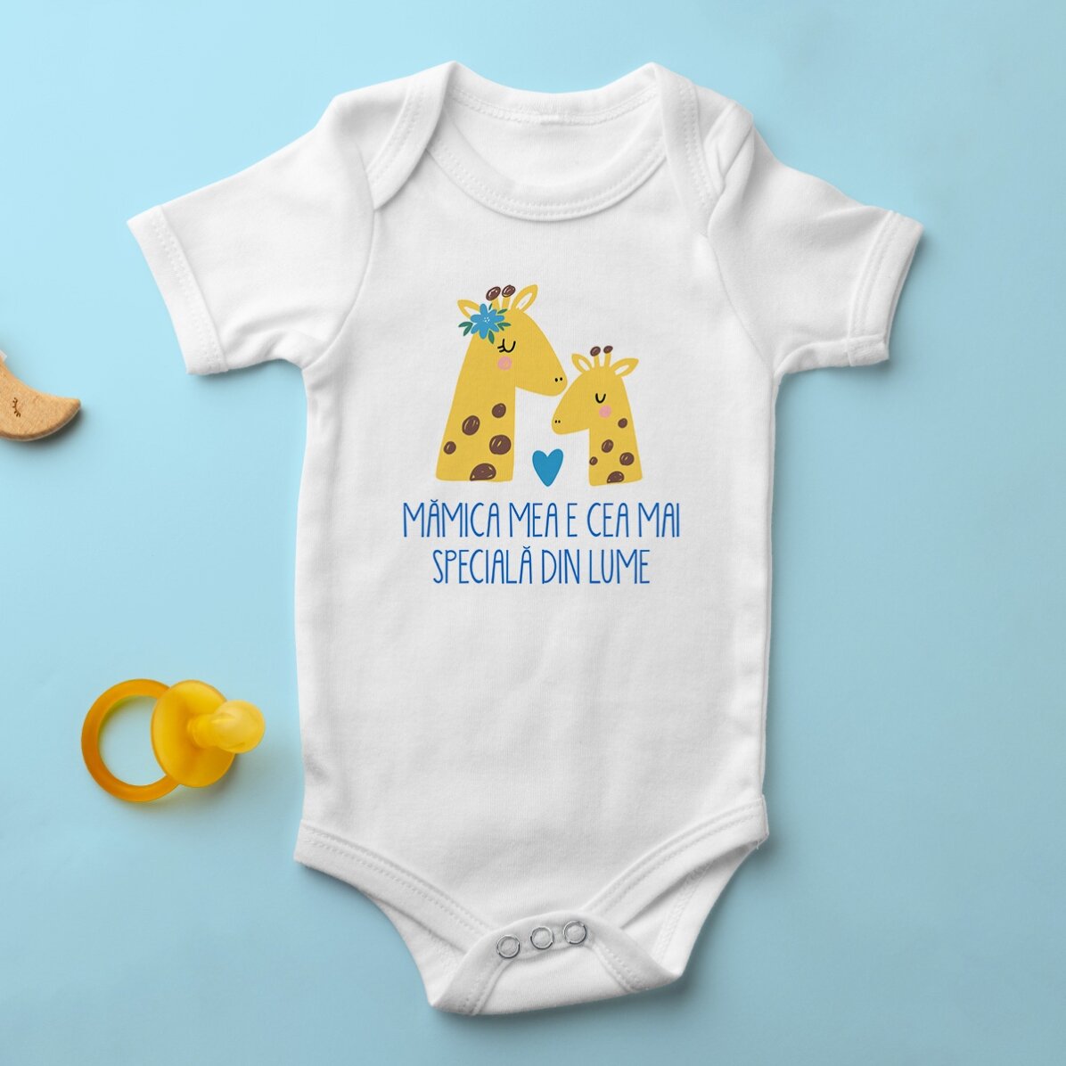 Dětské body s osobním vzkazem pro maminky