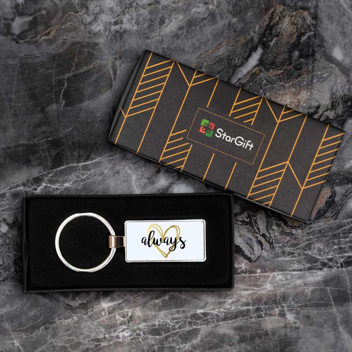 Personalizovaný přívěsek na klíče s fotografií – Always