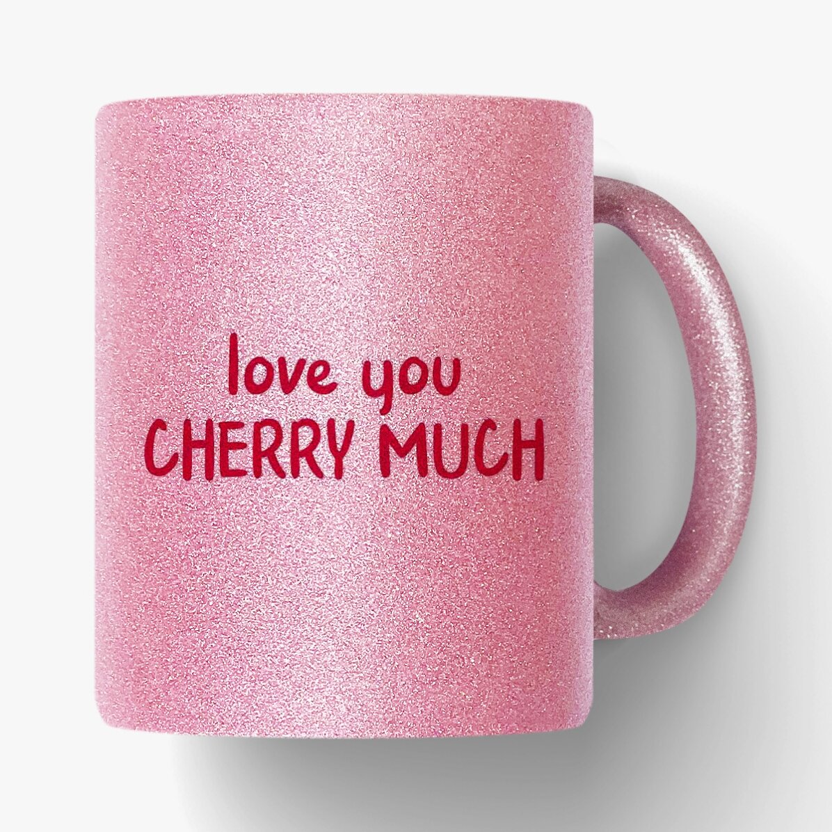 Hrnky s glitry s vlastním textem – Cherry