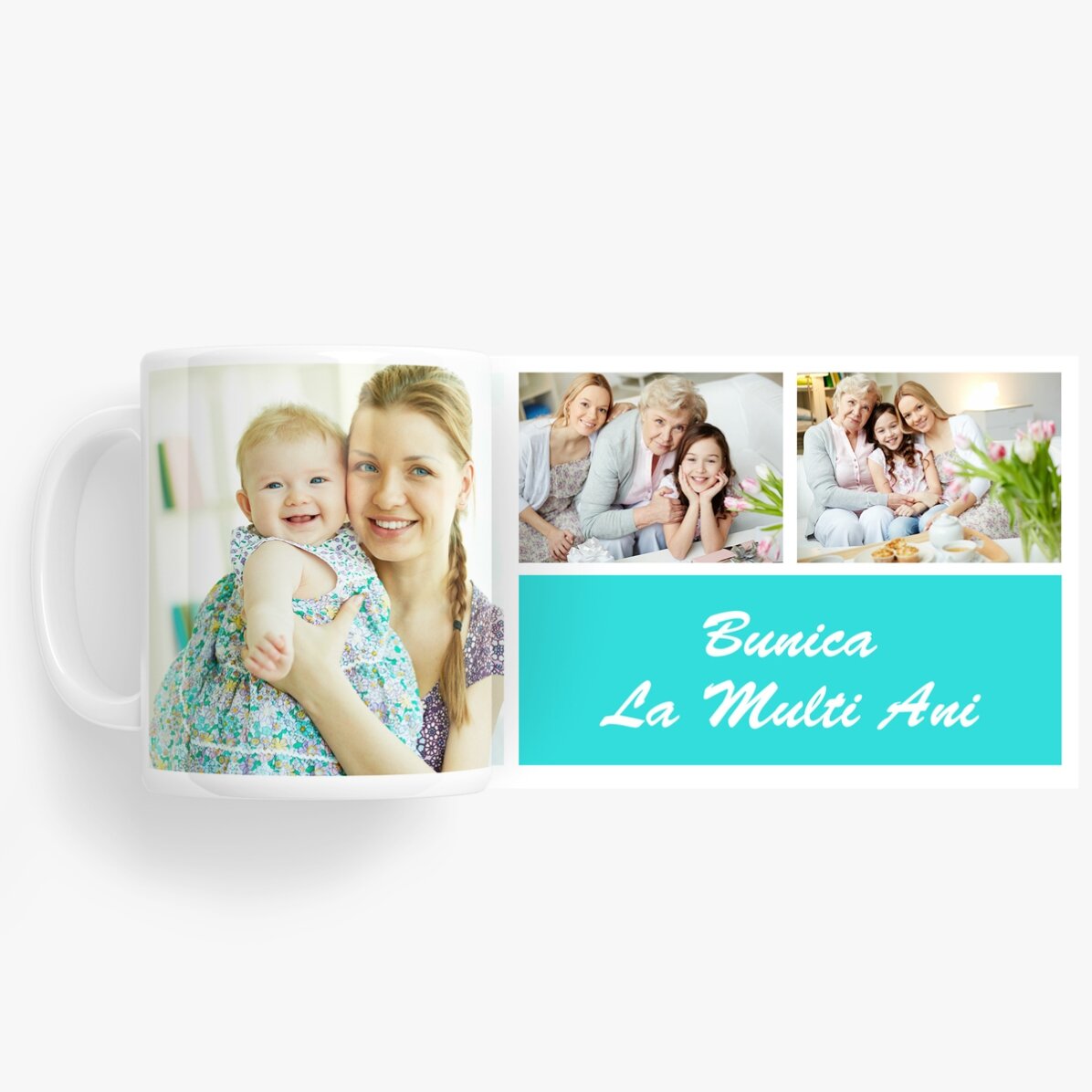 Personalizovaný hrnek se 3 fotografiemi a vzkazem