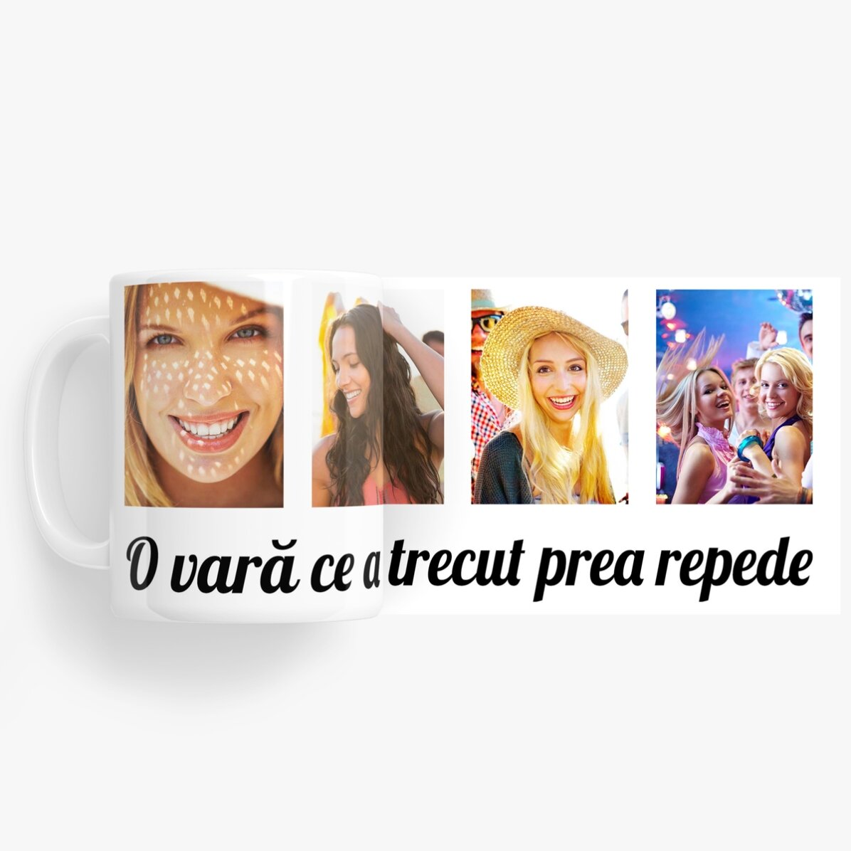 Personalizovaný hrnek se 4 fotografiemi a vzkazem