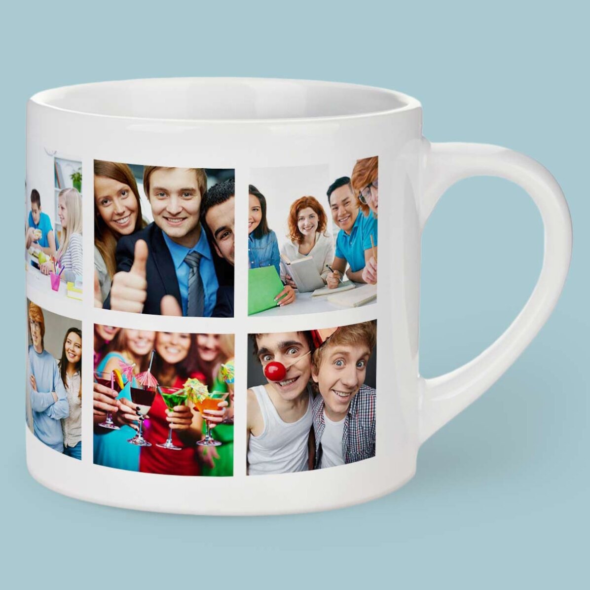 Personalizovaný hrnek na espresso s 12 fotografiemi