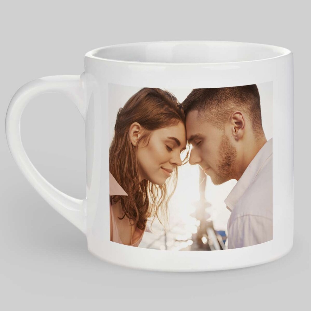 Personalizovaný hrnek na espresso se dvěma fotografiemi