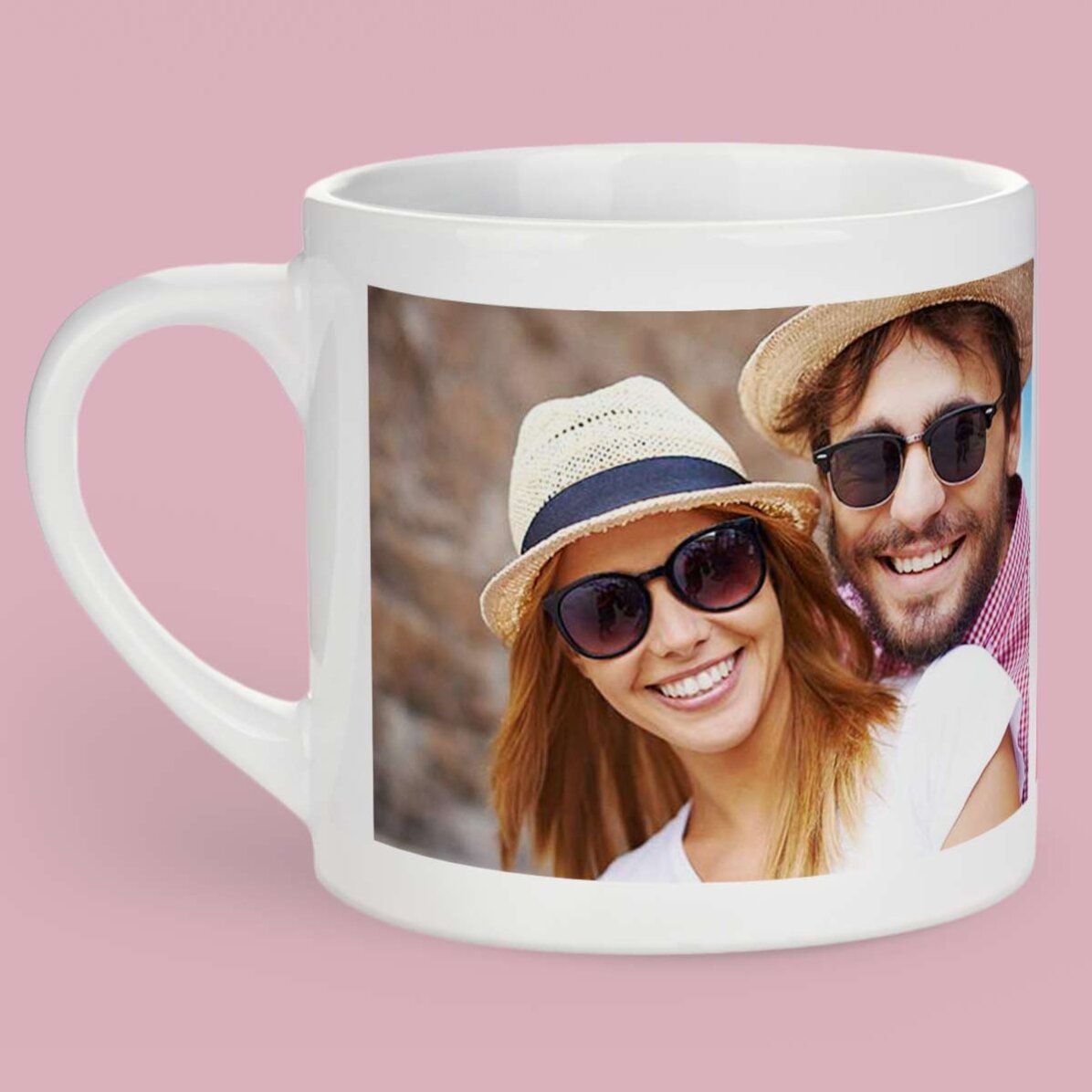 Personalizovaná šálka na espresso se 3 fotografiemi a textem