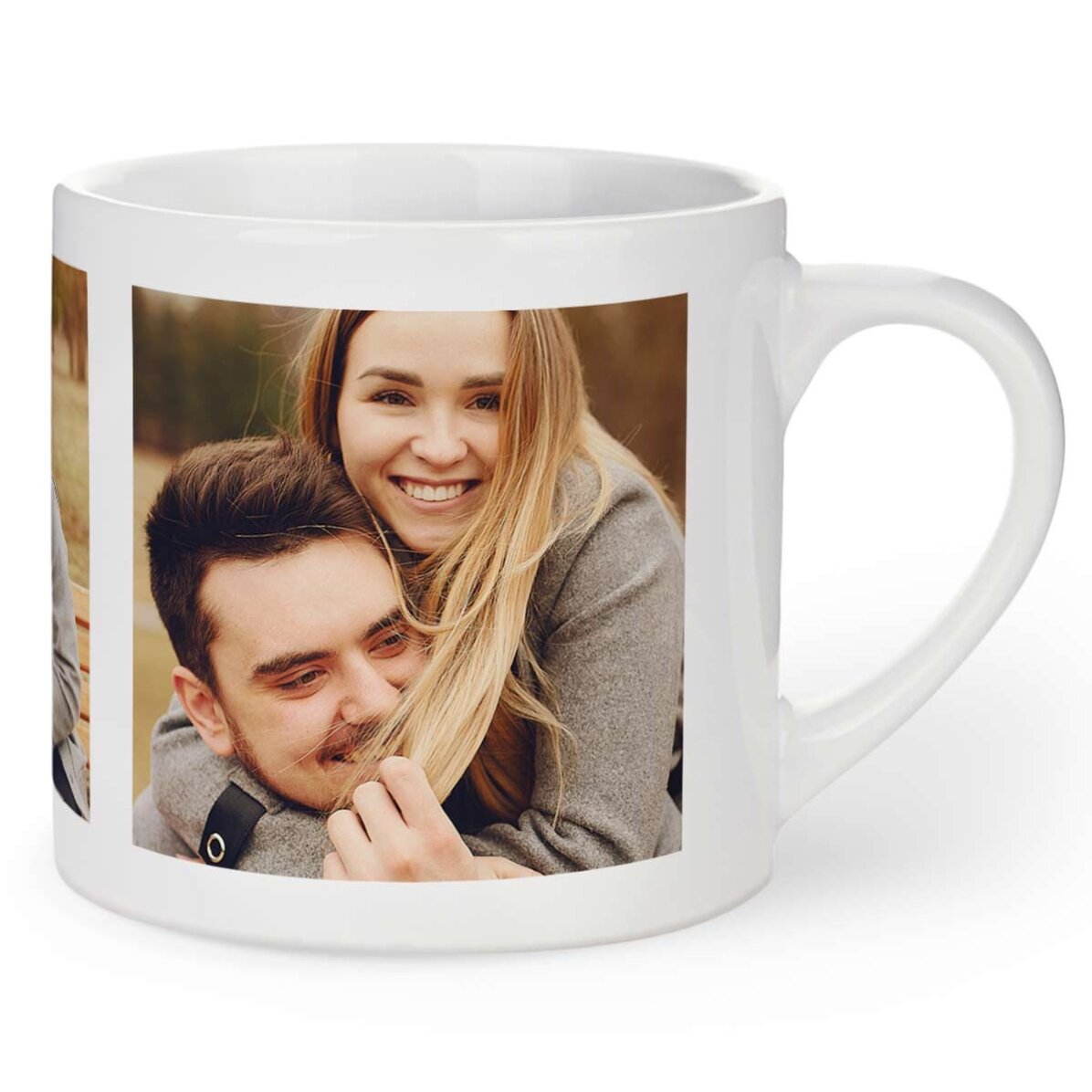 Personalizovaná šálka na espresso se 3 fotografiemi