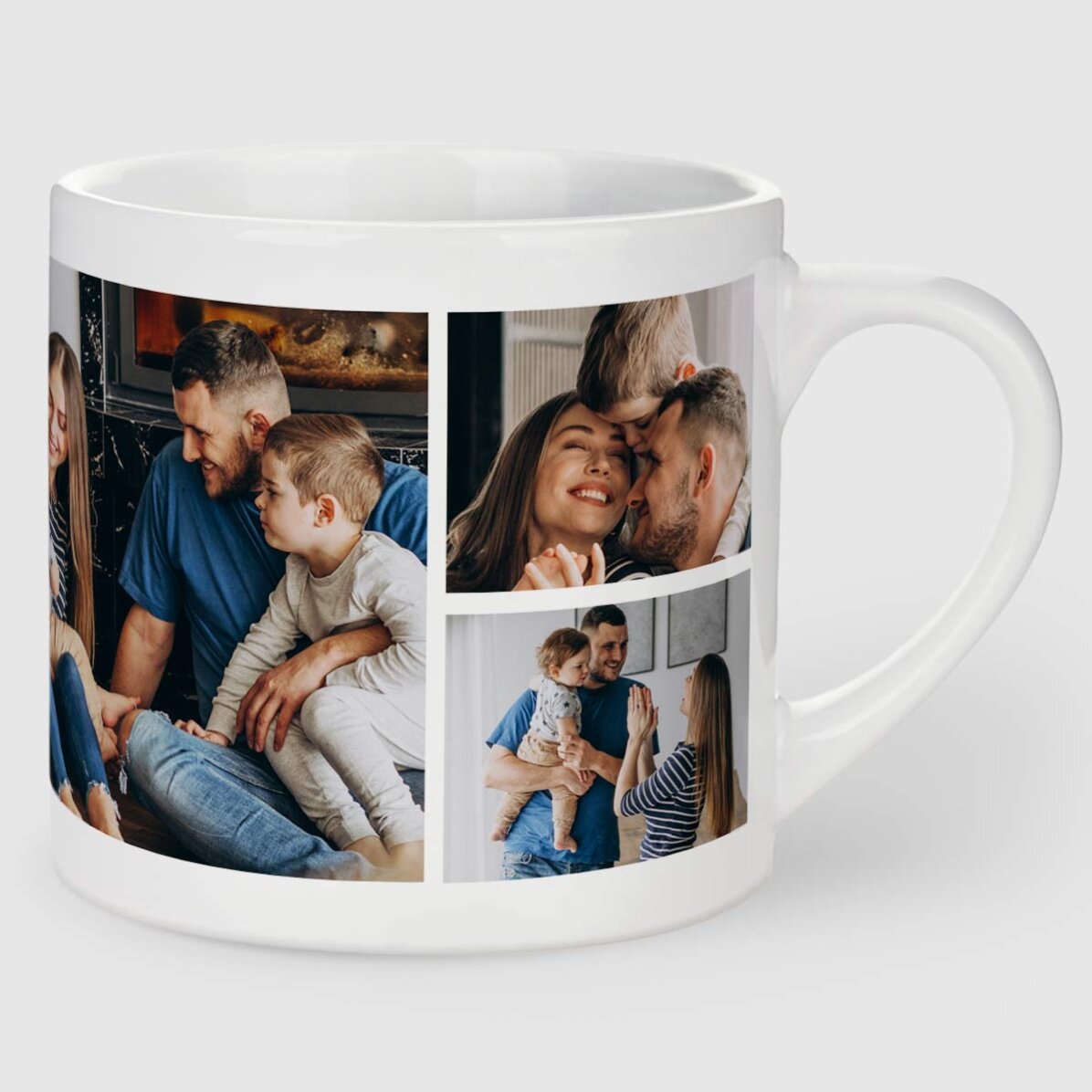 Personalizovaná šálka na espresso se 6 fotografiemi