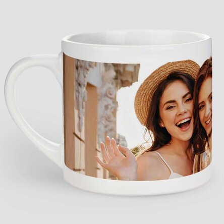 Personalizovaná šálek na espresso s fotografií na šířku