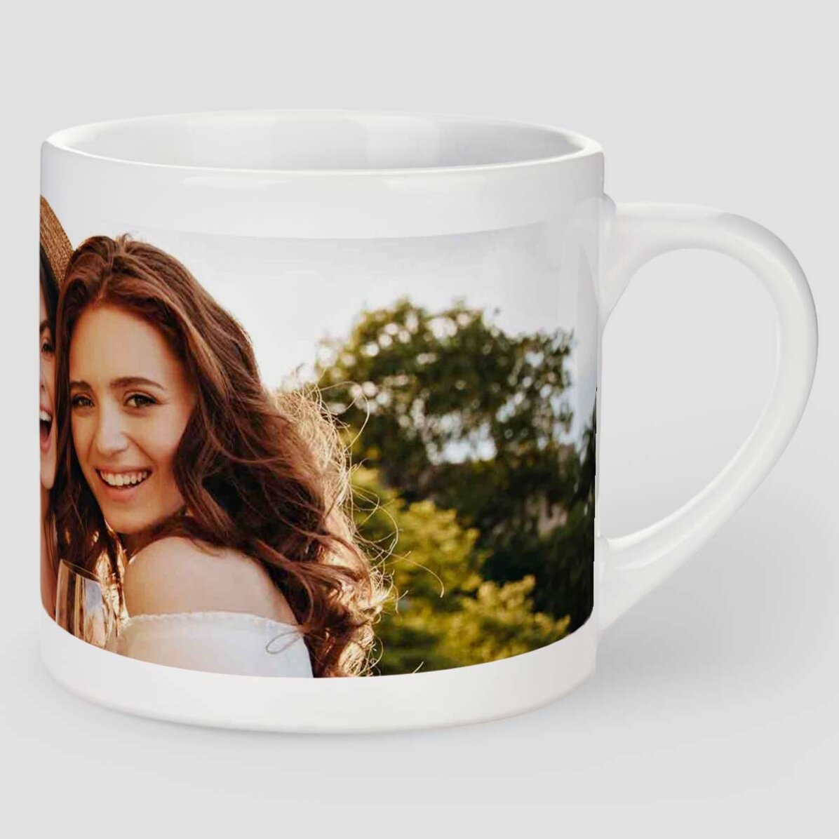 Personalizovaná šálek na espresso s fotografií na šířku
