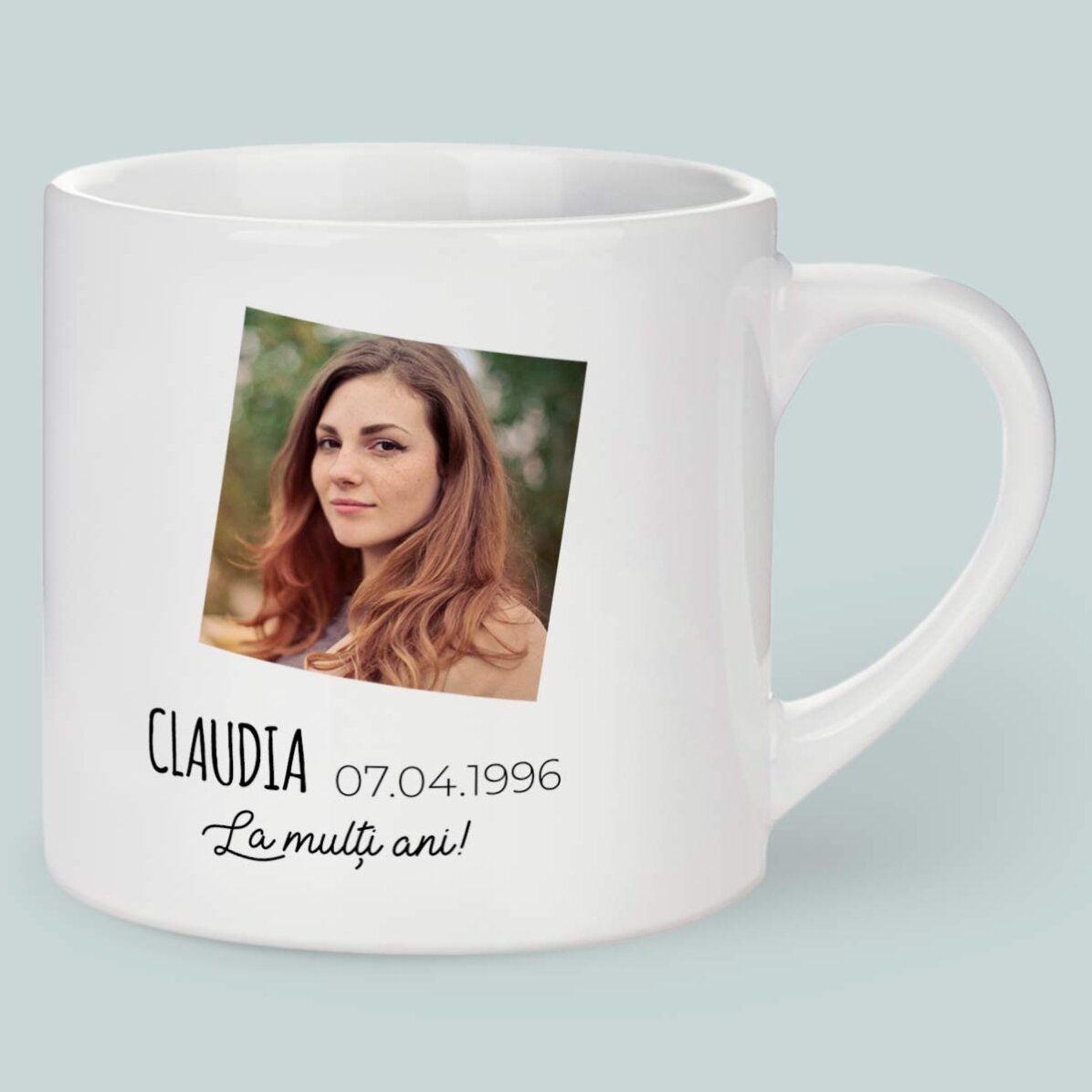Personalizovaný hrnek na espresso s fotografií a textem – znamení Berana