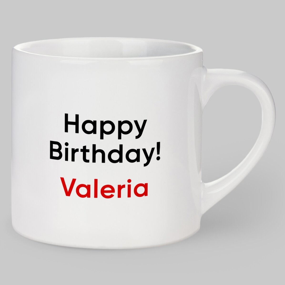Personalizovaný šálek na espresso s nápisem – Happy Birthday!