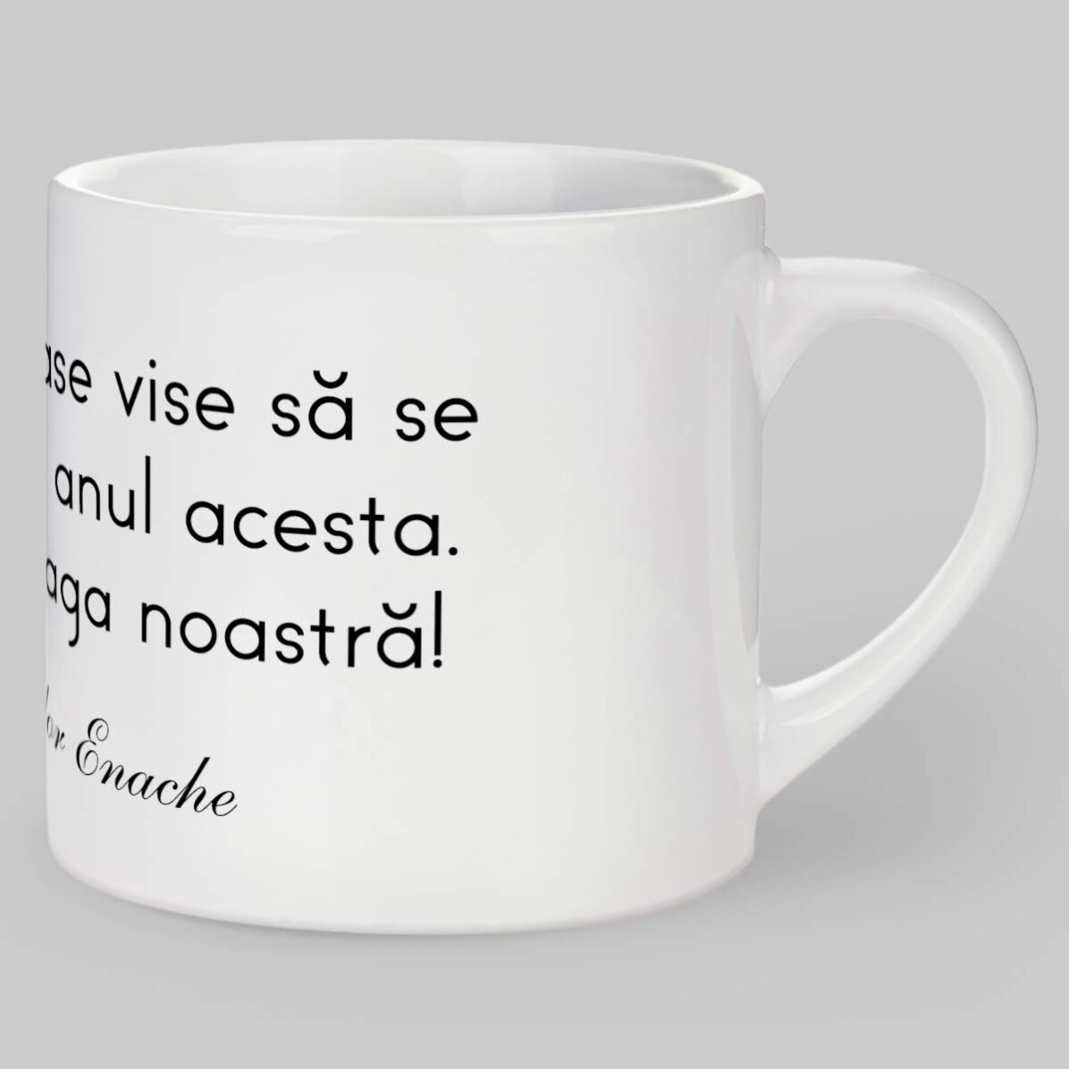 Personalizovaný hrnek na espresso s nápisem – Vzkaz pro blízké