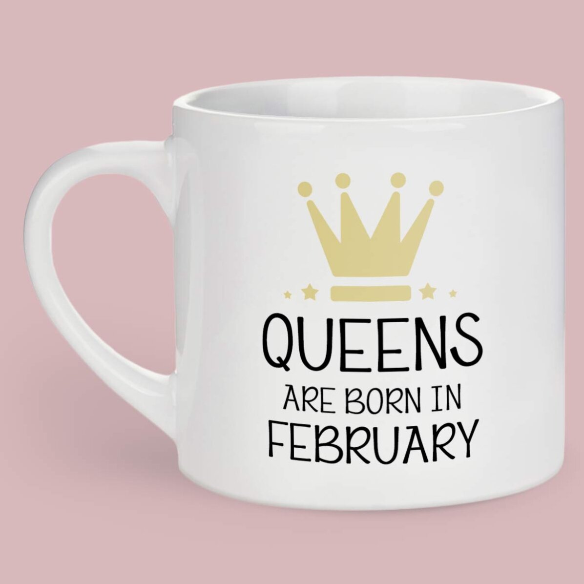 Personalizovaná šálka na espresso s nápisem – Queens
