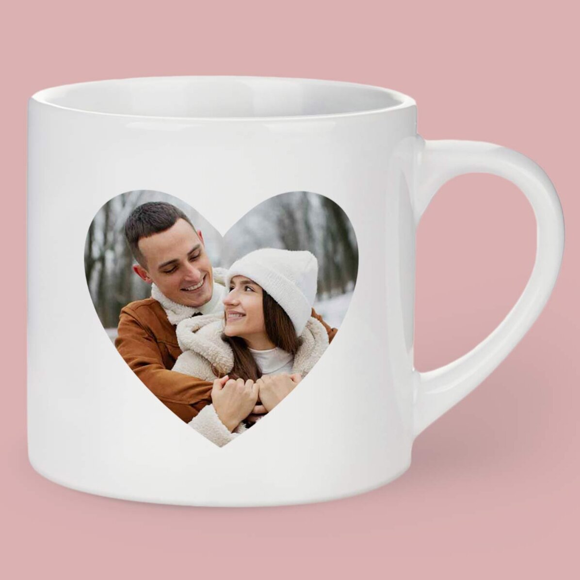 Personalizovaný hrnek na espresso s textem a fotografií – Promise