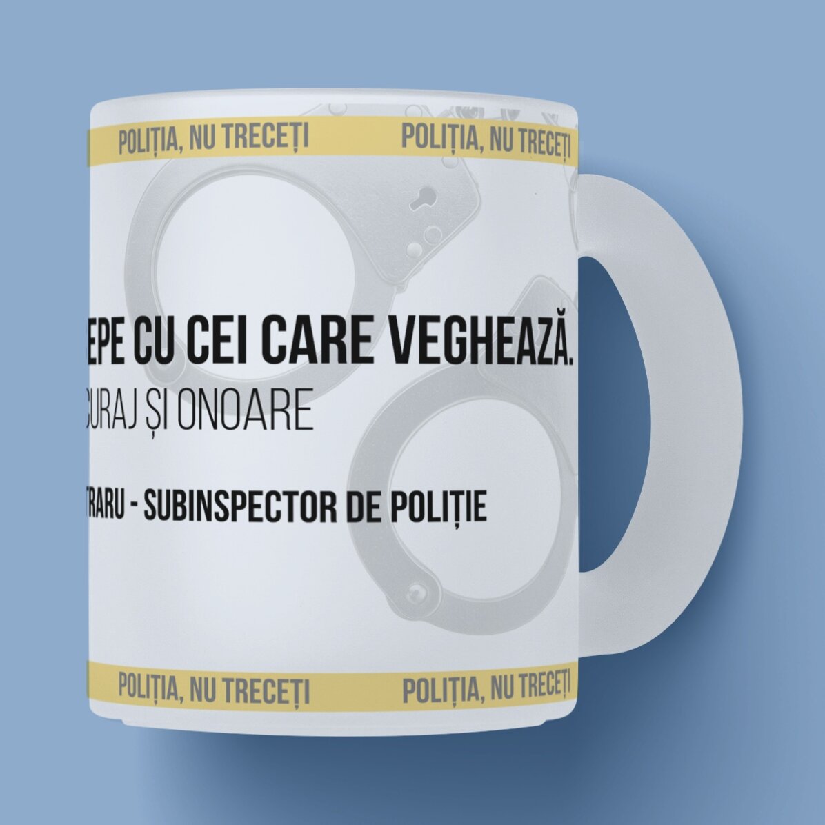 Osobně přizpůsobený hrnek s nápisem – Nejlepší policista