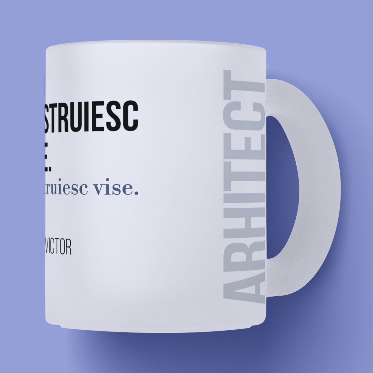 Personalizovaný hrnek s nápisem pro architekty