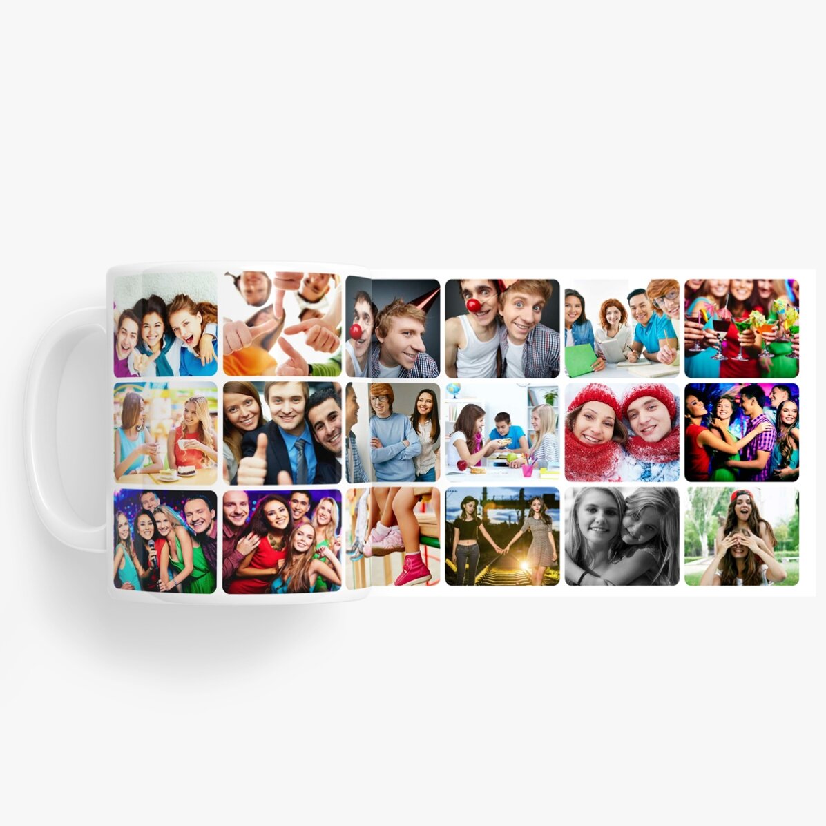 Personalizovaný hrnek s koláží 18 fotografií