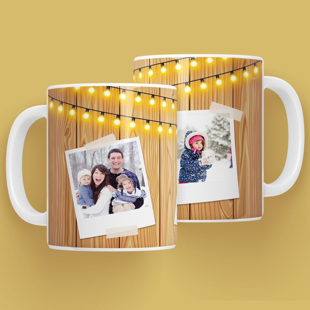 Personalizovaný hrnek se 3 vánočními fotkami