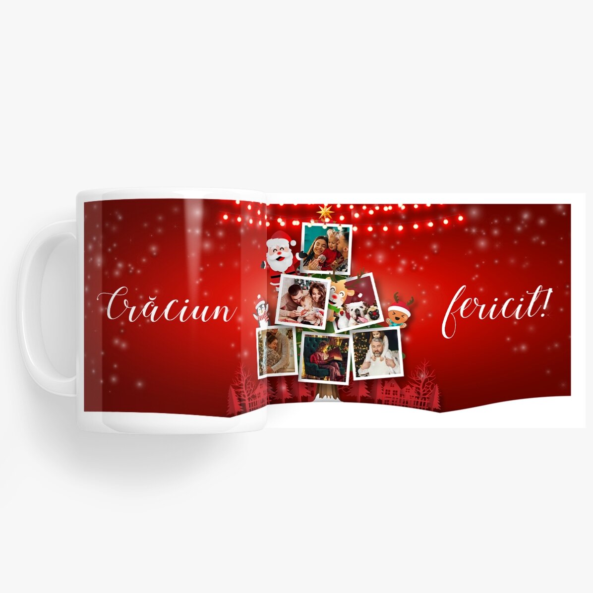 Personalizovaný hrnek s 5 fotografiemi – Santovi přátelé