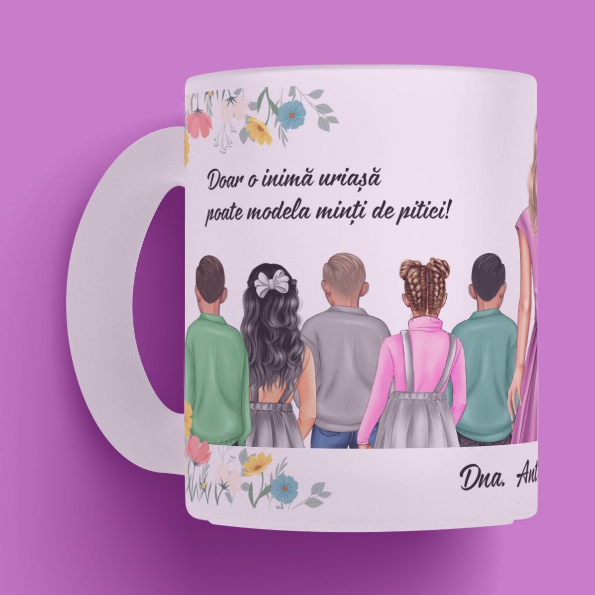 Personalizovaný hrnek s vzkazem – Paní učitelka
