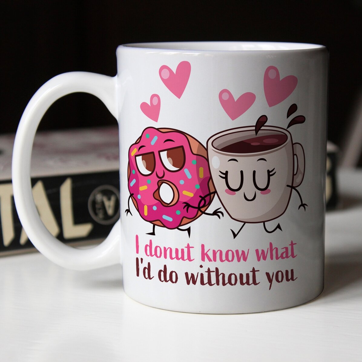 Hrnek s vlastním jménem – Doughnut Love