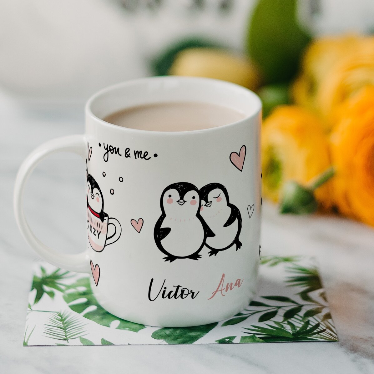 Hrnek s vlastním jménem – You & Me