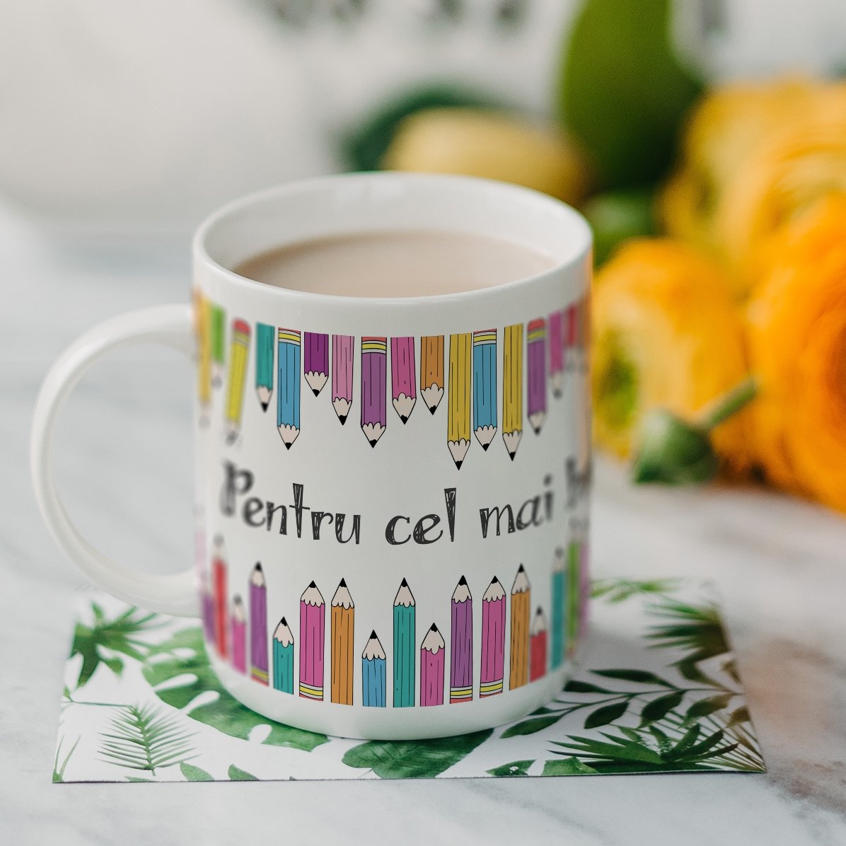 Personalizovaný hrnek s nápisem – Barevné tužky