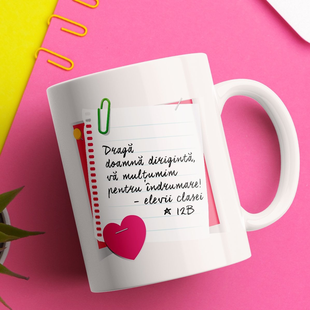 Personalizovaný hrnek s nápisem – Paní třídní