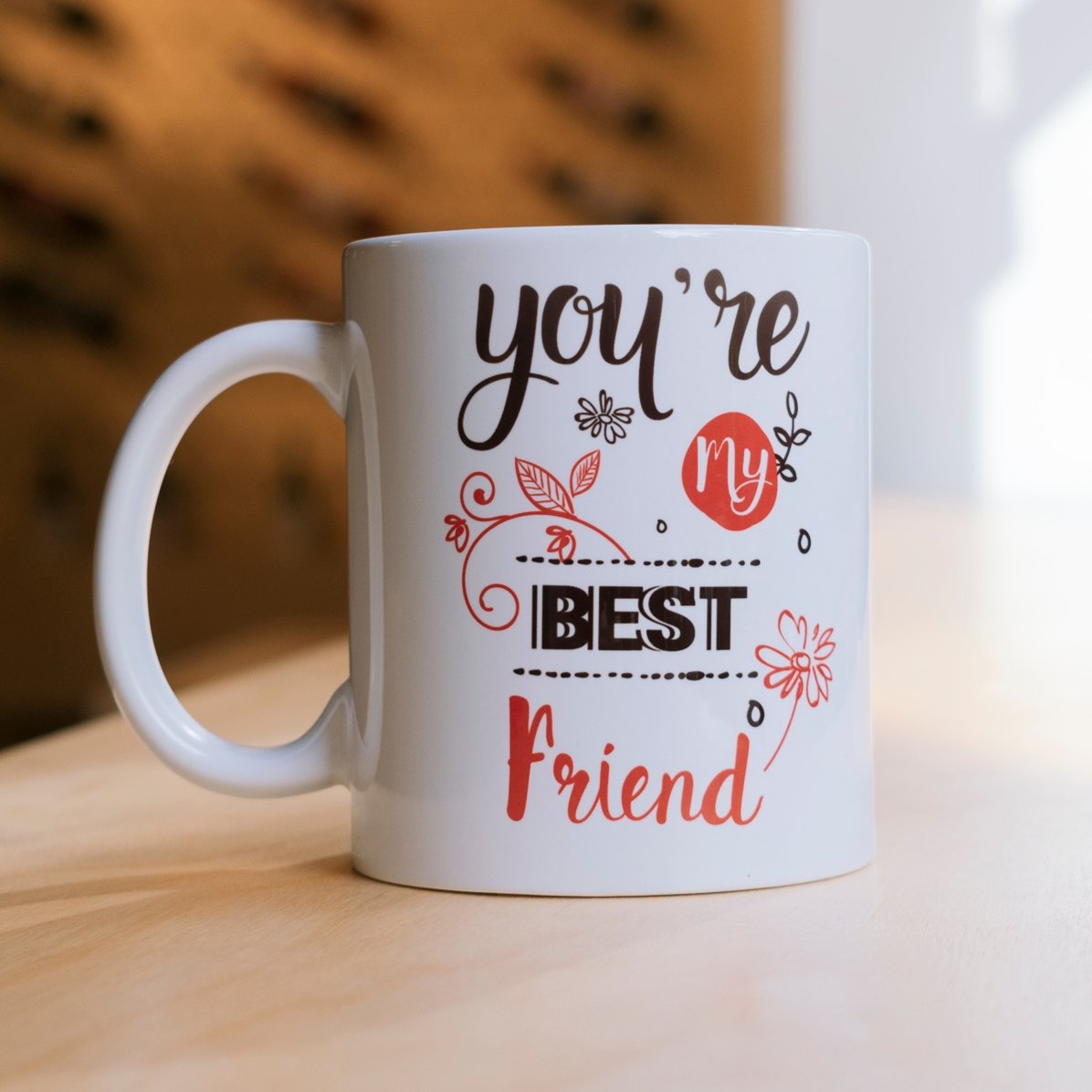Personalizovaný hrnek s nápisem – Friends forever
