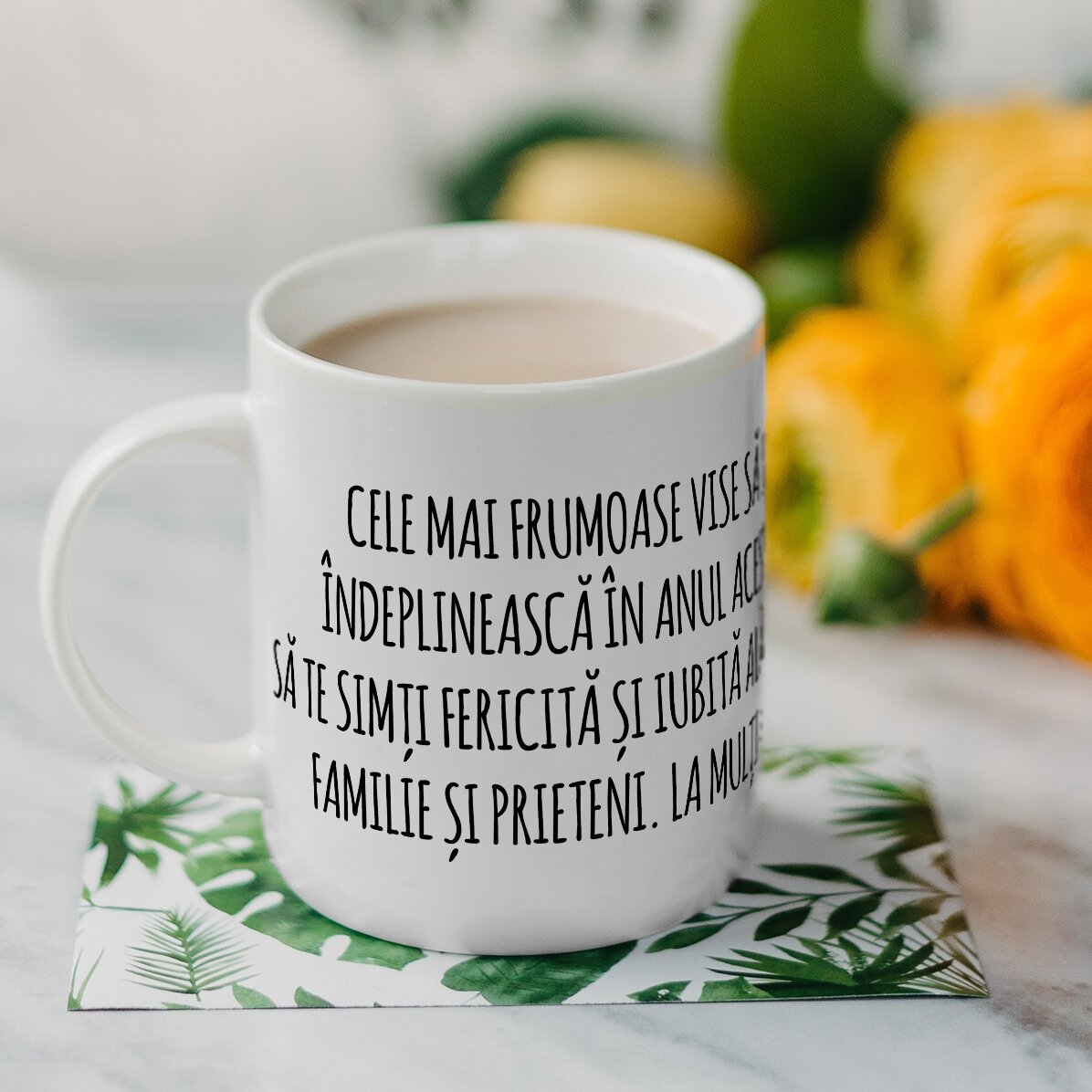 Hrnek s vlastním textem – Vzkaz pro přátele