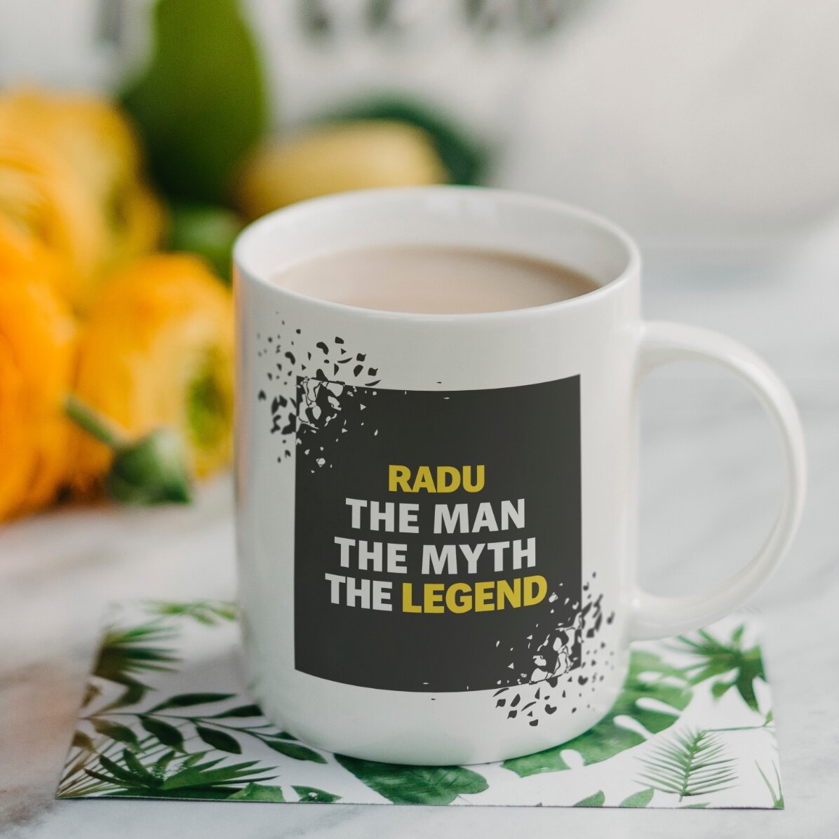 Personalised mug with text - The Legend