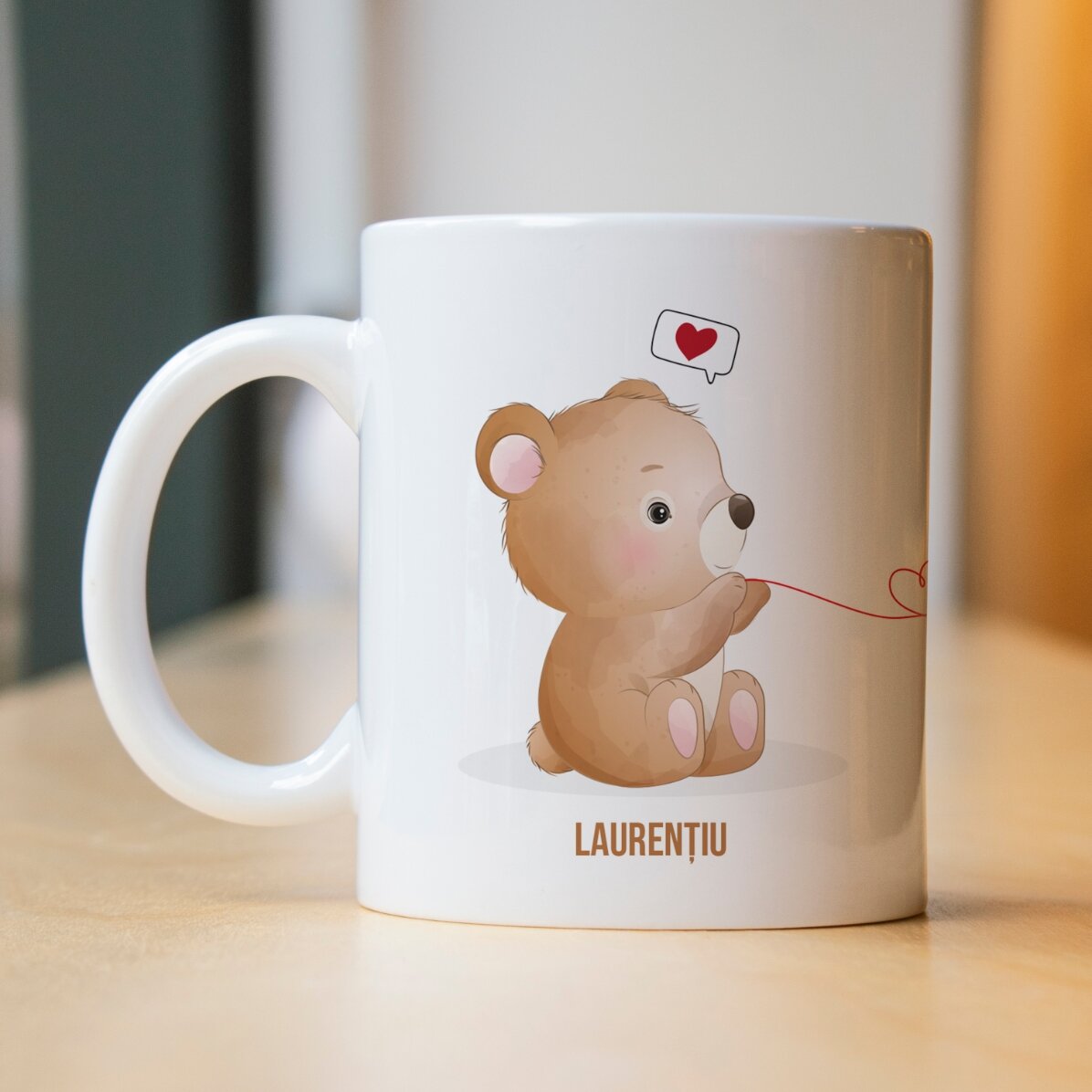 Personalizovaný hrnek s nápisem – Zamilovaní medvídci