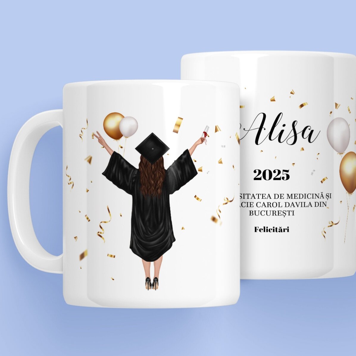 Personalizovaná číše – k promoci