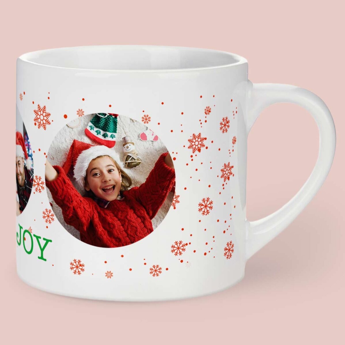 Personalizovaný hrnek pro děti se 3 fotkami – Christmas joy