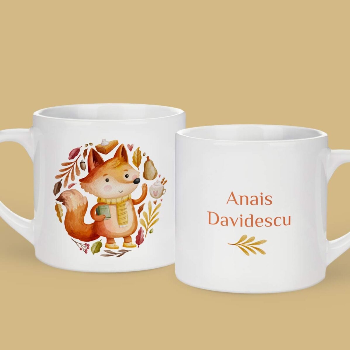 Personalizovaný hrnek pro děti se jménem – Podzim