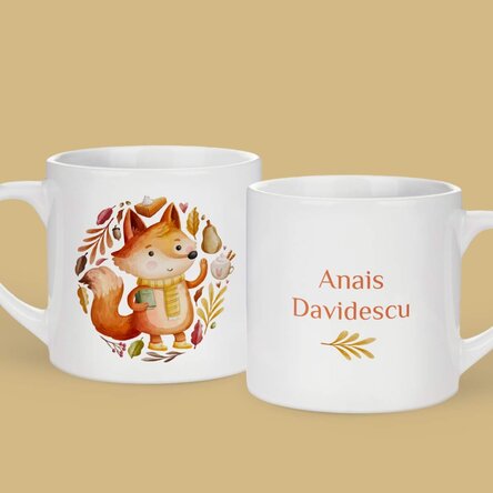 Personalizovaný hrnek pro děti se jménem – Podzim