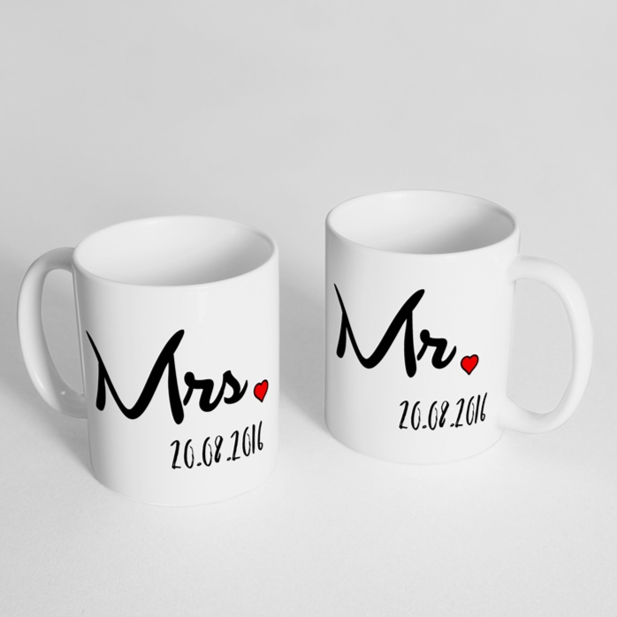 Hrnky pro páry – Mrs a Mr