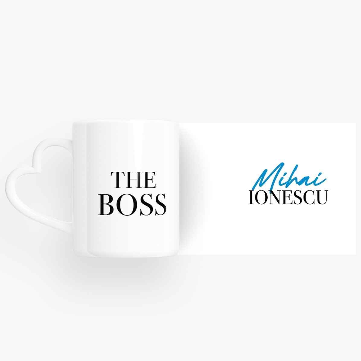 Personalizované hrnky pro páry s nápisem – The Boss & The Real Boss