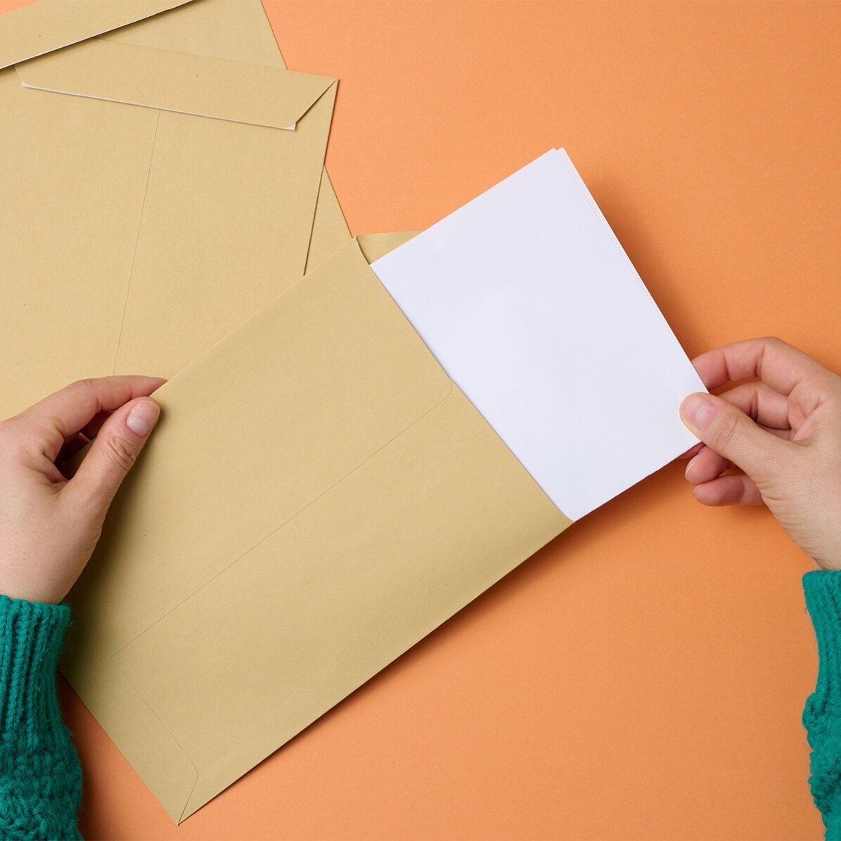 Personalised card with message - Classic