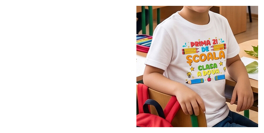 Trička s vlastním potiskem „Back to School“