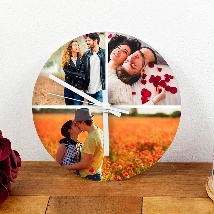 Personalizované hodinky se 3 fotografiemi