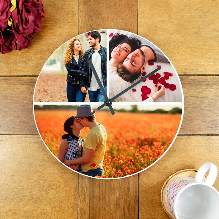 Personalizované hodinky se 3 fotografiemi