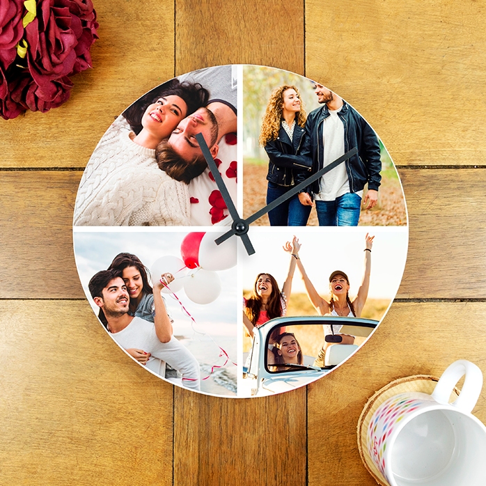Personalizované hodinky se 4 fotografiemi