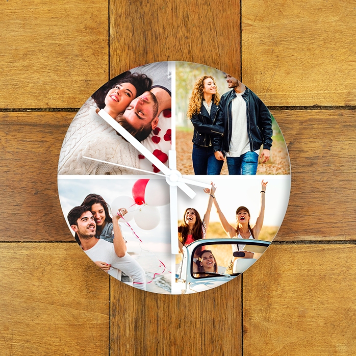 Personalizované hodinky se 4 fotografiemi