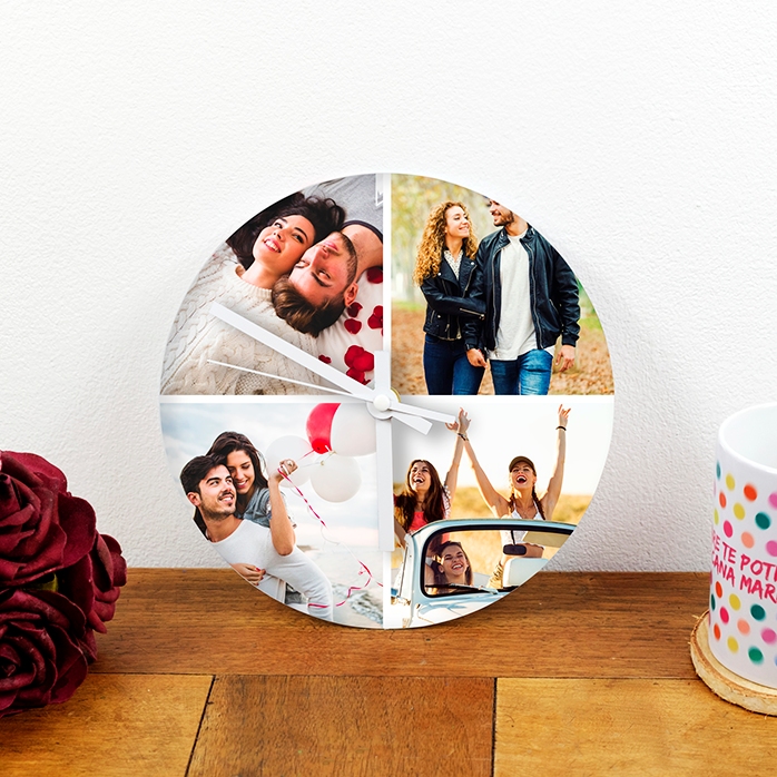 Personalizované hodinky se 4 fotografiemi